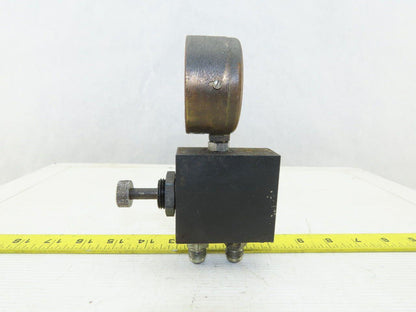Parker GT420S Hydraulic Isolator Valve W/Gauge