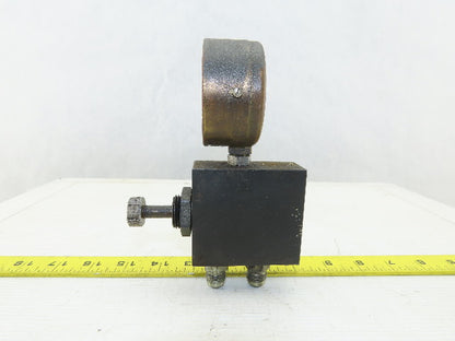 Parker GT420S Hydraulic Isolator Valve W/Gauge