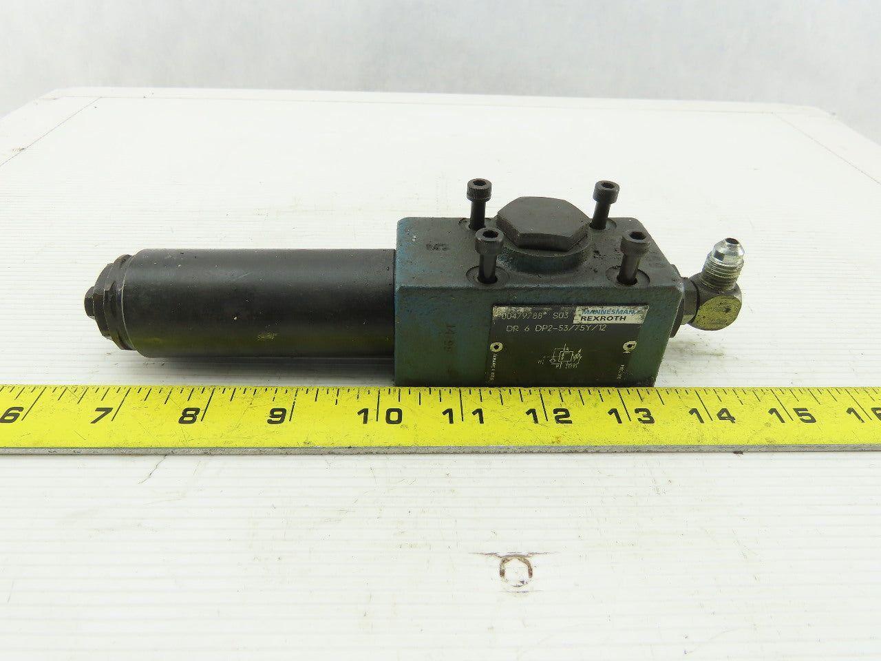 Rexroth DR 6 DP2-53/75Y/12 Direct Operated Pressure Reducing Hydraulic Valve