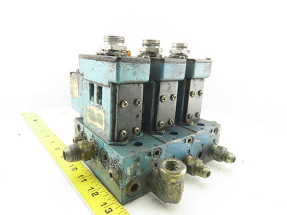 Mac MV-A1C-A-111-PM-DA9 Pneumatic Manifold 3 Valve Assembly 120V