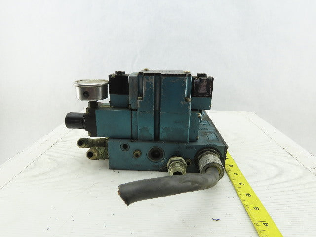 Mac 6311D-211PM-111DA Pneumatic Manifold 3 Valve Assembly 120V