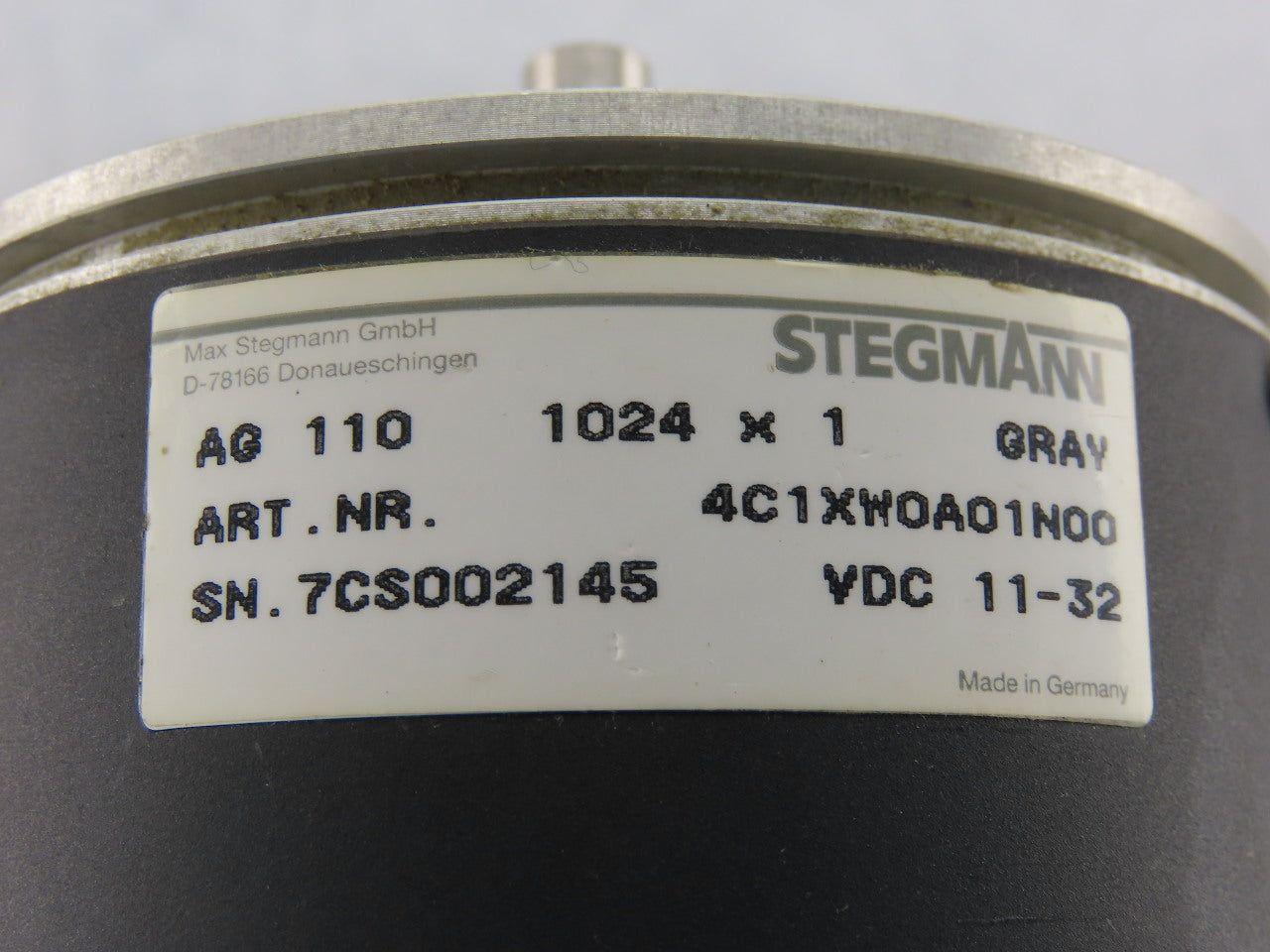Stegmann 4C1XW0A01N00 Rotary Encoder 1024x1 Gray 11-32VDC