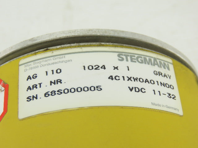 Stegmann 4C1XW0A01N00 Rotary Encoder 1024x1 Gray 11-32VDC