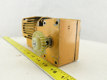 Bauser DGK 6550 Gearmotor 265/Y460V 3Ph 12mm Shaft