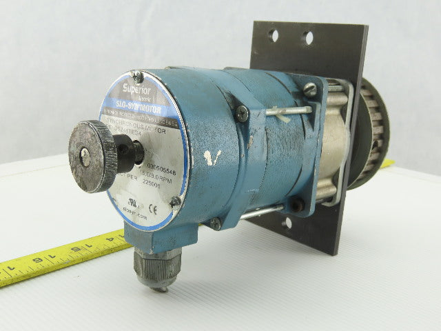 Superior Electric SS241ETG4 Synchronous Stepping Motor 120V 50/60Hz 8:1 Ratio