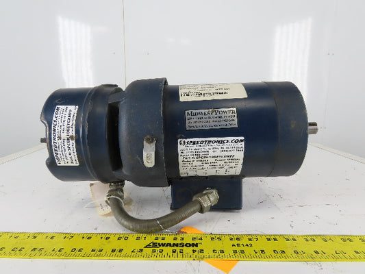 Speedtronics SPCBK100ETCXMPP 1 Hp Electric Motor 230/460V 3Ph 1740RPM W/Brake