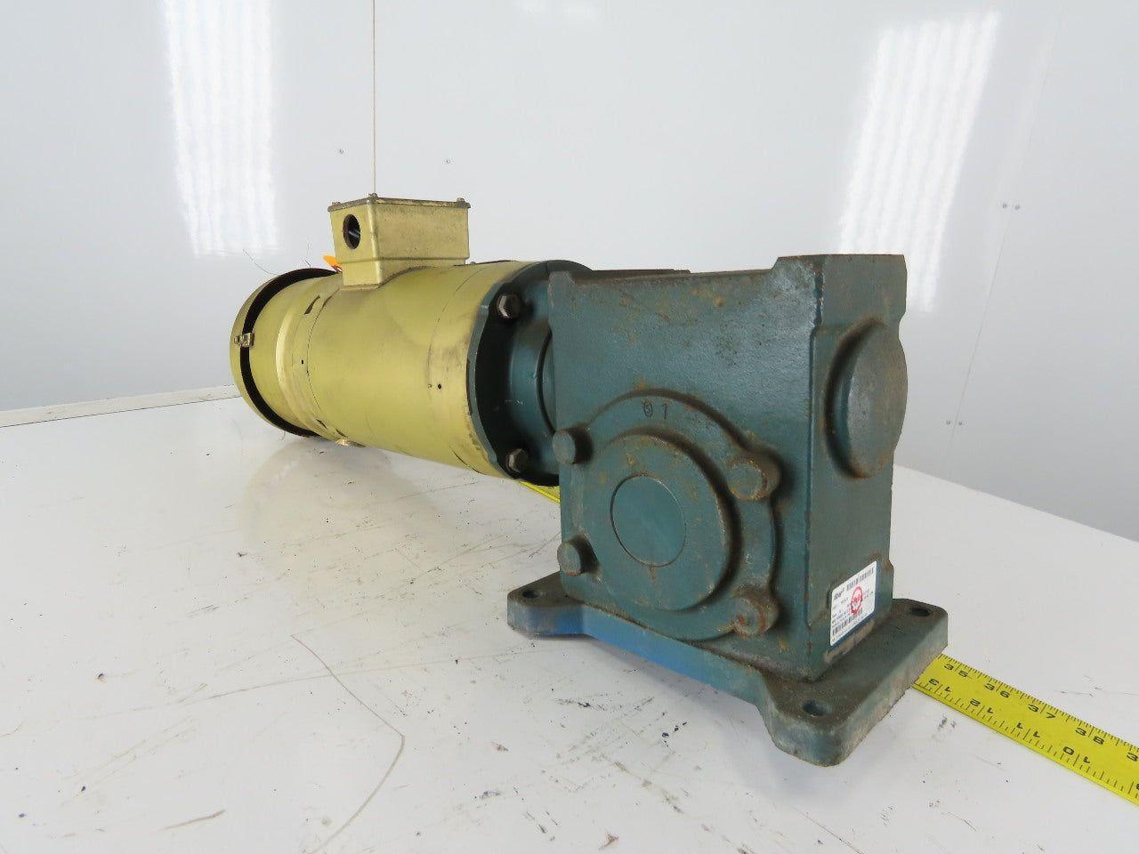 Dodge 26Q25L14 Gear Motor 25:1 W/Baldor VEBM3554T Electric Motor & Sterns Brake