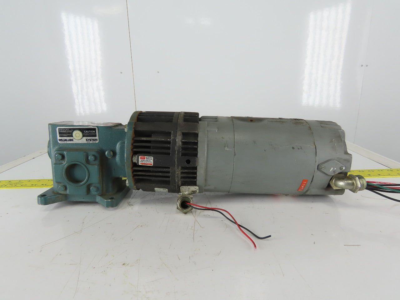 Dodge M615864001 DC Gear Motor W/General Electric Motor & Warner EM 50-40 Brake