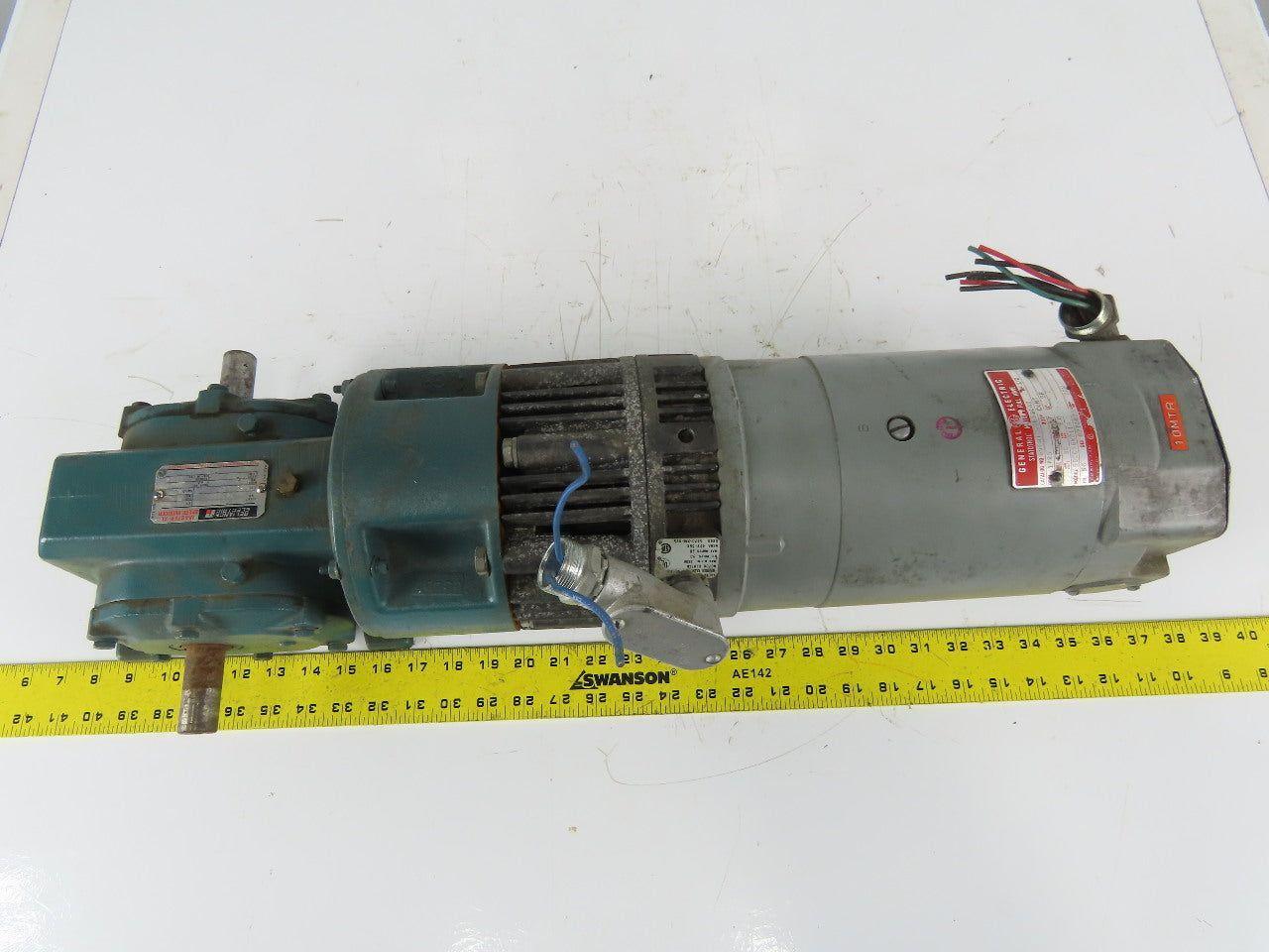 Dodge M613930001 DC Gear Motor W/General Electric Motor & Warner EM 50-40 Brake