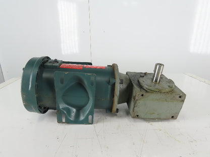 Reliance Electric T56S2003A 90V DC Gear Motor 20:1 Reducer 88rpm 1/3Hp 56C
