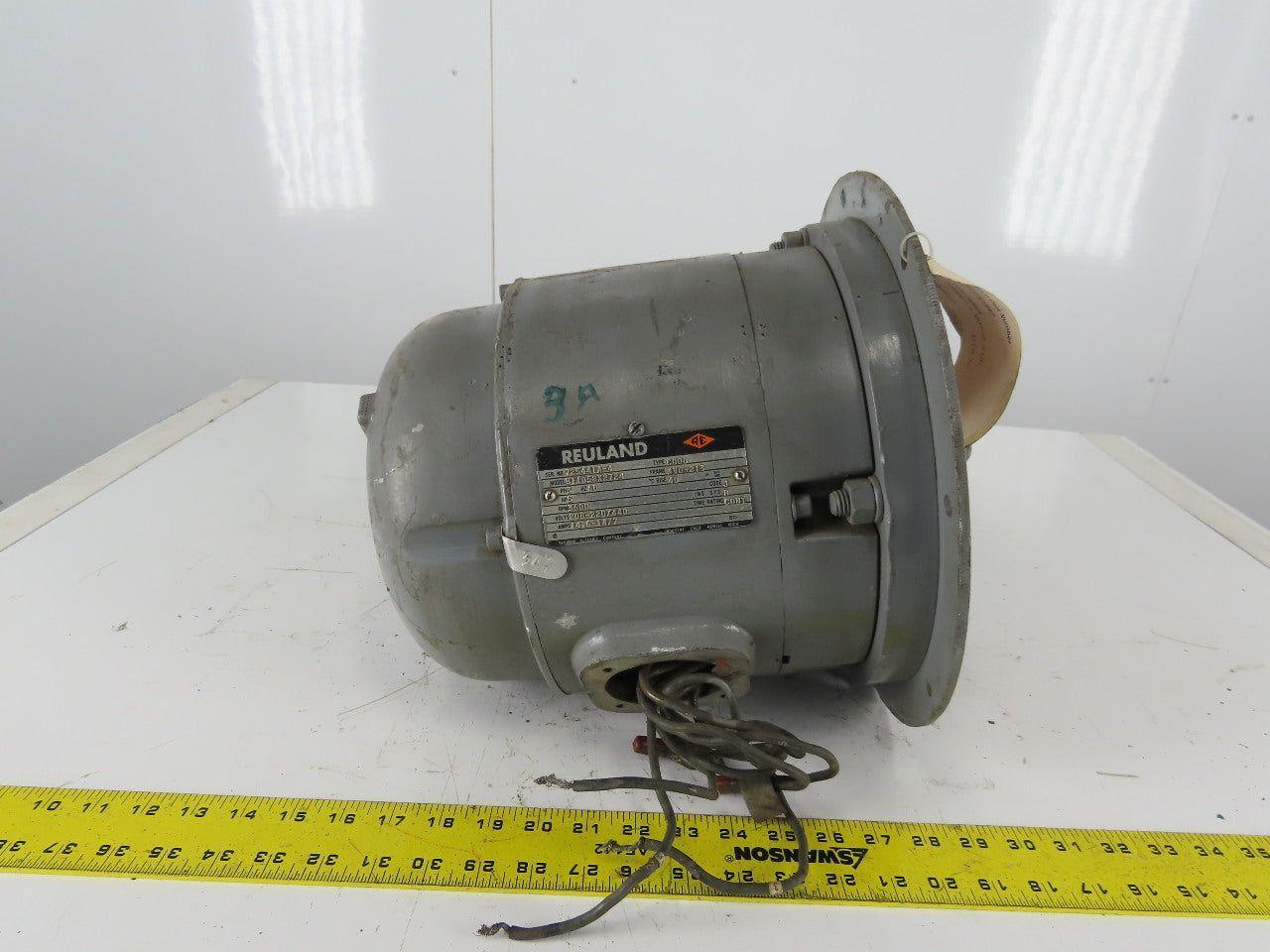 Reuland B11058X2724 5Hp Electric Motor AVO-213 Frame 208-230/460V 3ph 3600RPM