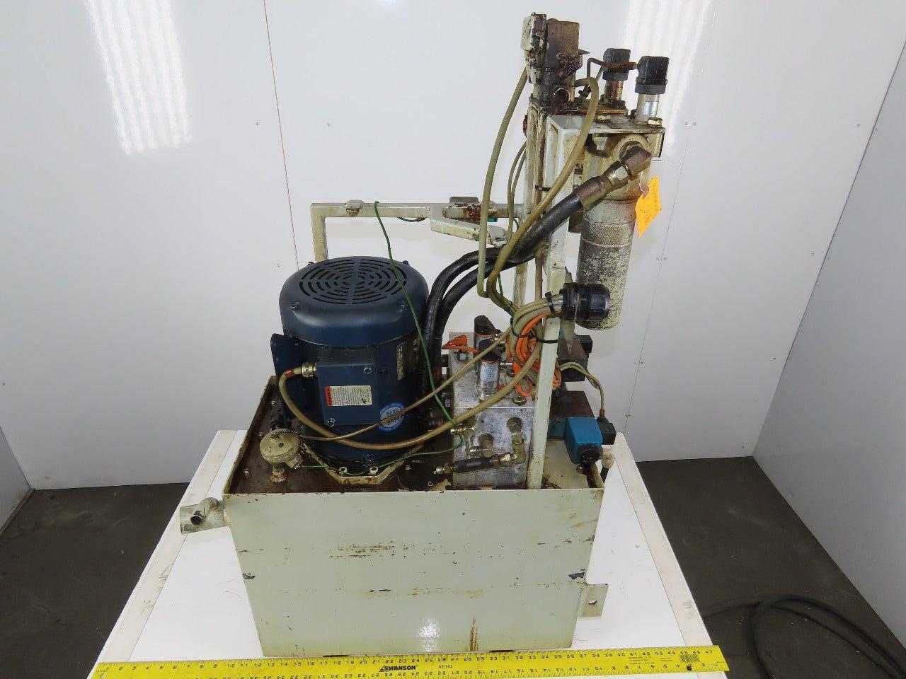 2Hp 19 Gallon Hydraulic Power Unit 208- 230/460V 3Ph W/HD49AA2A11A Pump