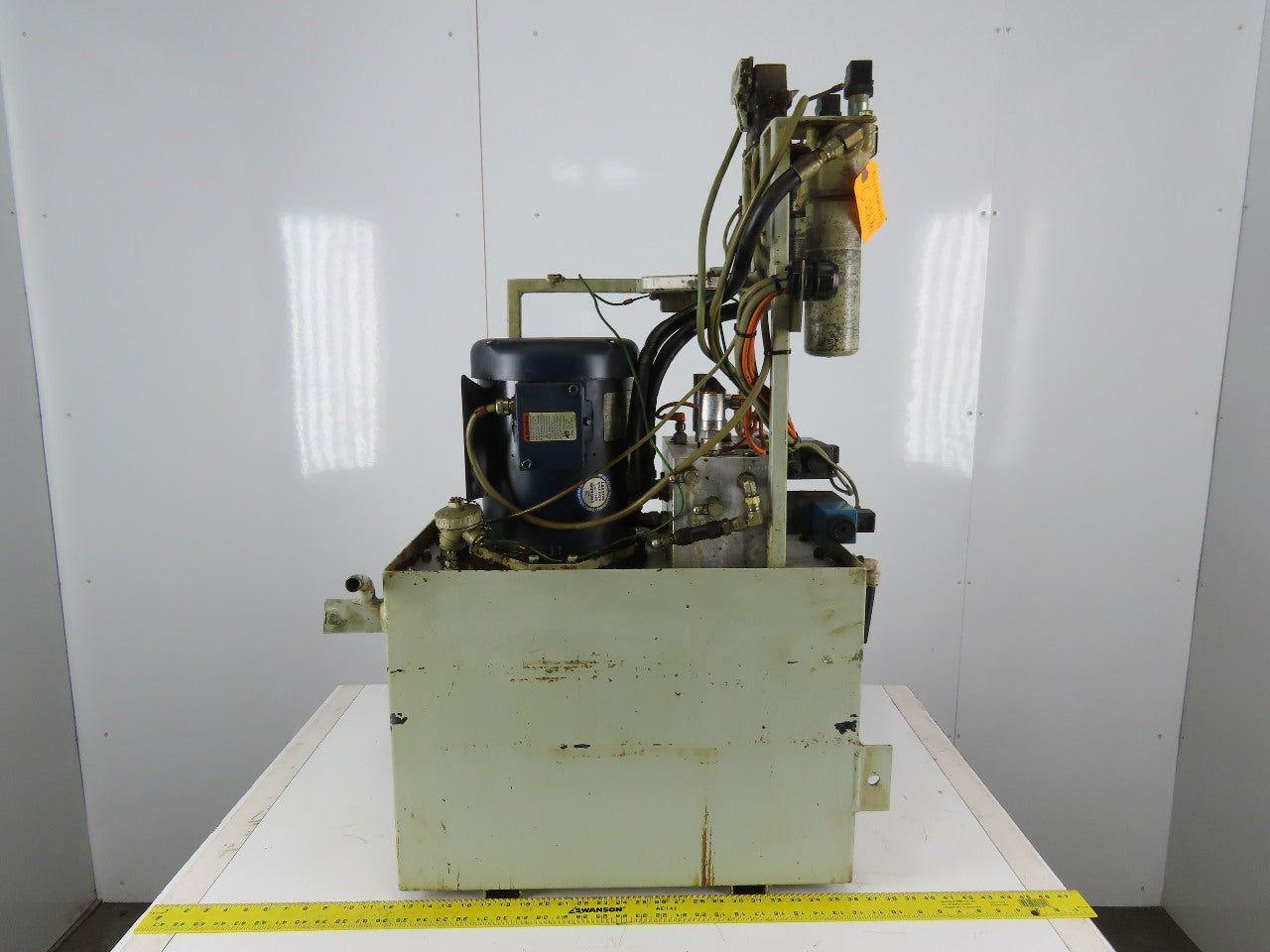 2Hp 19 Gallon Hydraulic Power Unit 208- 230/460V 3Ph W/HD49AA2A11A Pump