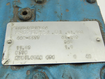 SEW-EURODRIVE S67D26DT90S4 Gear Box Speed Reducer 11.03:1 Ratio