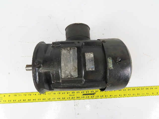 Reliance Electric P18G6036F 3Hp Electric Motor 230/460V 3Ph 184TC Frame 1730RPM