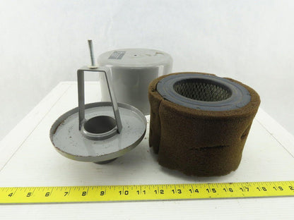 Air-Tran Intake Filter Silencer 2"NPT 7-3/4"" OD