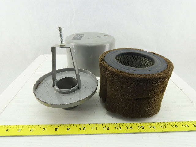 Air-Tran Intake Filter Silencer 2"NPT 7-3/4"" OD