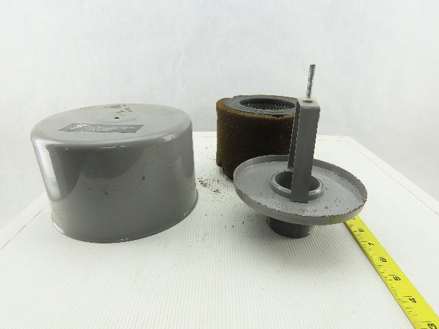 Air-Tran Intake Filter Silencer 2"NPT 7-3/4"" OD