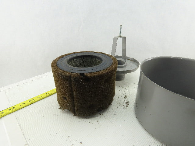 Air-Tran Intake Filter Silencer 2"NPT 7-3/4"" OD