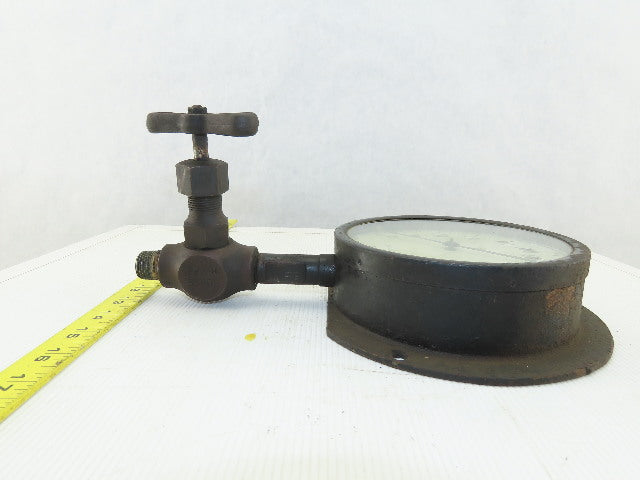 Ashcroft AMP 8331 Vintage Antique 5-1/2" Pressure Gauge 0-100PSI
