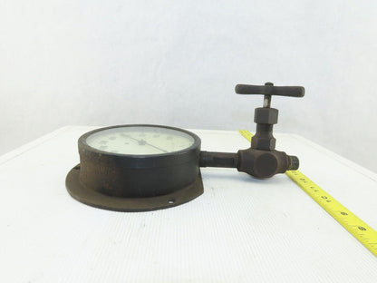 Ashcroft AMP 8331 Vintage Antique 5-1/2" Pressure Gauge 0-100PSI
