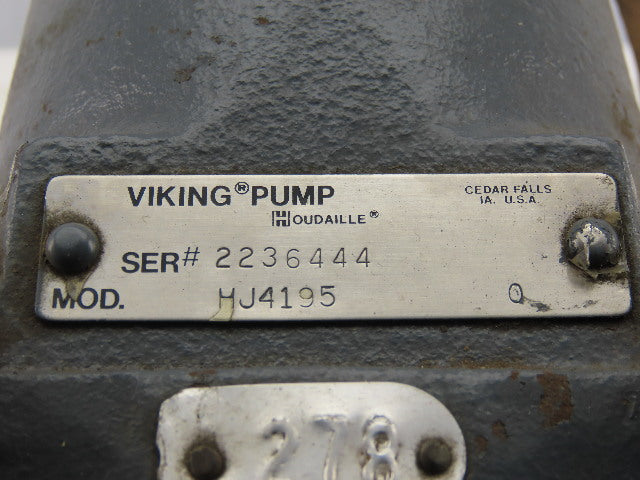 Viking Pump HJ4195 1-1/2" NPT Threaded Ports Relief Valve 20GPM