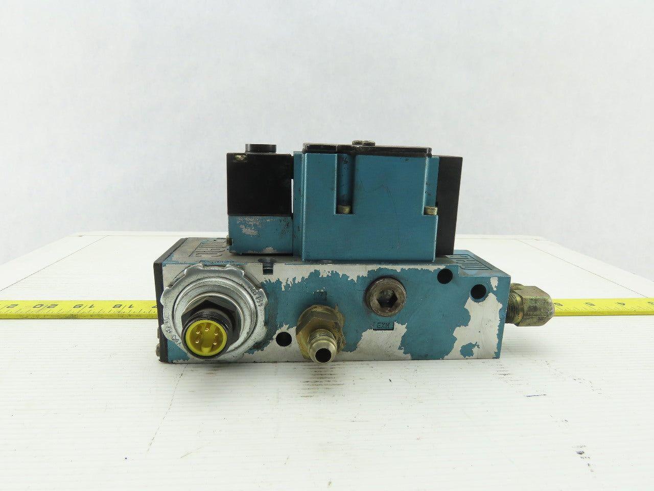 MAC 6211C-518-PM-111DA Pneumatic Air Solenoid Valve W/PME-111DABE 120V Coil