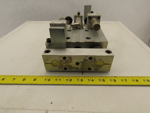 PHD SEC25x6-BS-BT-G Linear Slide & Cylinder Assembly 6" Stroke W/2 Dampers