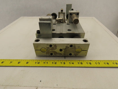 PHD SEC25x6-BS-BT-G Linear Slide & Cylinder Assembly 6" Stroke W/2 Dampers