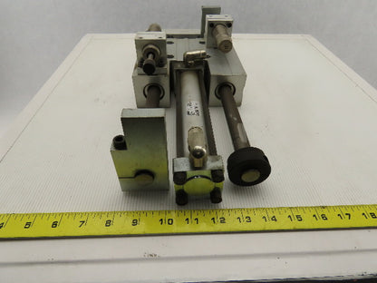 PHD SEC25x6-BS-BT-G Linear Slide & Cylinder Assembly 6" Stroke W/2 Dampers