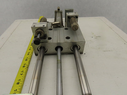 PHD SEC25x6-BS-BT-G Linear Slide & Cylinder Assembly 6" Stroke W/2 Dampers