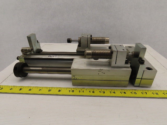PHD SEC25x6-BS-BT-G Linear Slide & Cylinder Assembly 6" Stroke W/2 Dampers