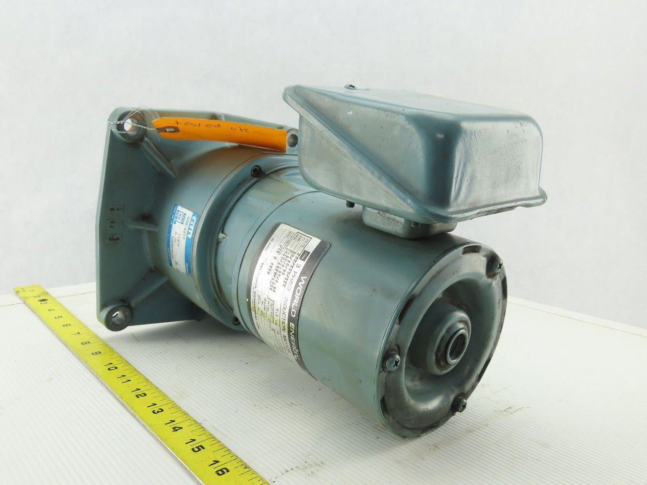 World Energy GTR GOB-4217 1KW 200/220V 3Ph 4.51/4.53RPM Inline Gear Motor