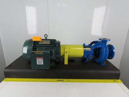 Flow Serve PE1YA5.25 10Hp 3"x1-1/2" Stainless Centrifugal Pump Package 230/460V