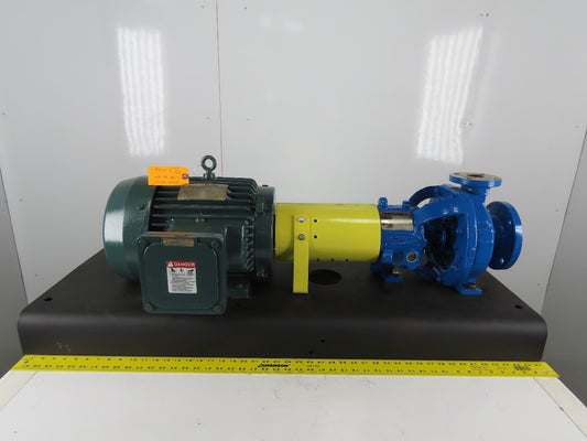 Flow Serve PE1YA5.25 10Hp 3"x1-1/2" Stainless Centrifugal Pump Package 230/460V