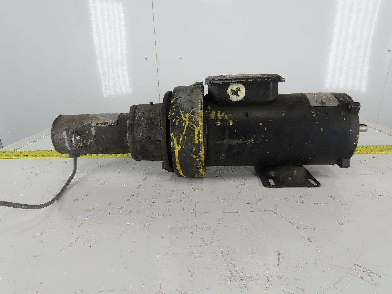 Reliance Type TPR 1HP Motor 180VDC 1750/3500RPM W/5PY59J109 Tachometer Generator