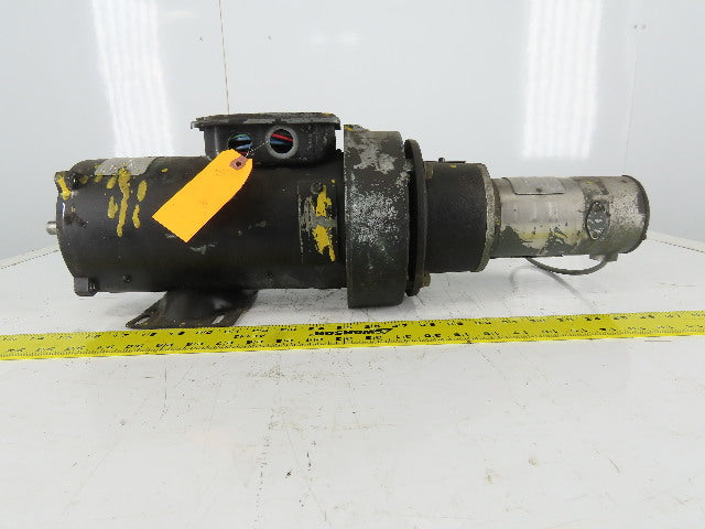 Reliance Type TPR 1HP Motor 180VDC 1750/3500RPM W/5PY59J109 Tachometer Generator