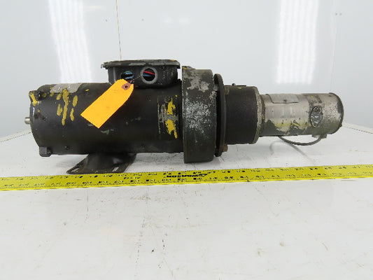 Reliance Type TPR 1HP Motor 180VDC 1750/3500RPM W/5PY59J109 Tachometer Generator