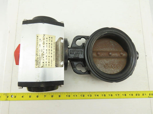 Sure Torque Series ST-DA Model I-103 Pneumatic Actuator W/5" Butterfly Valve
