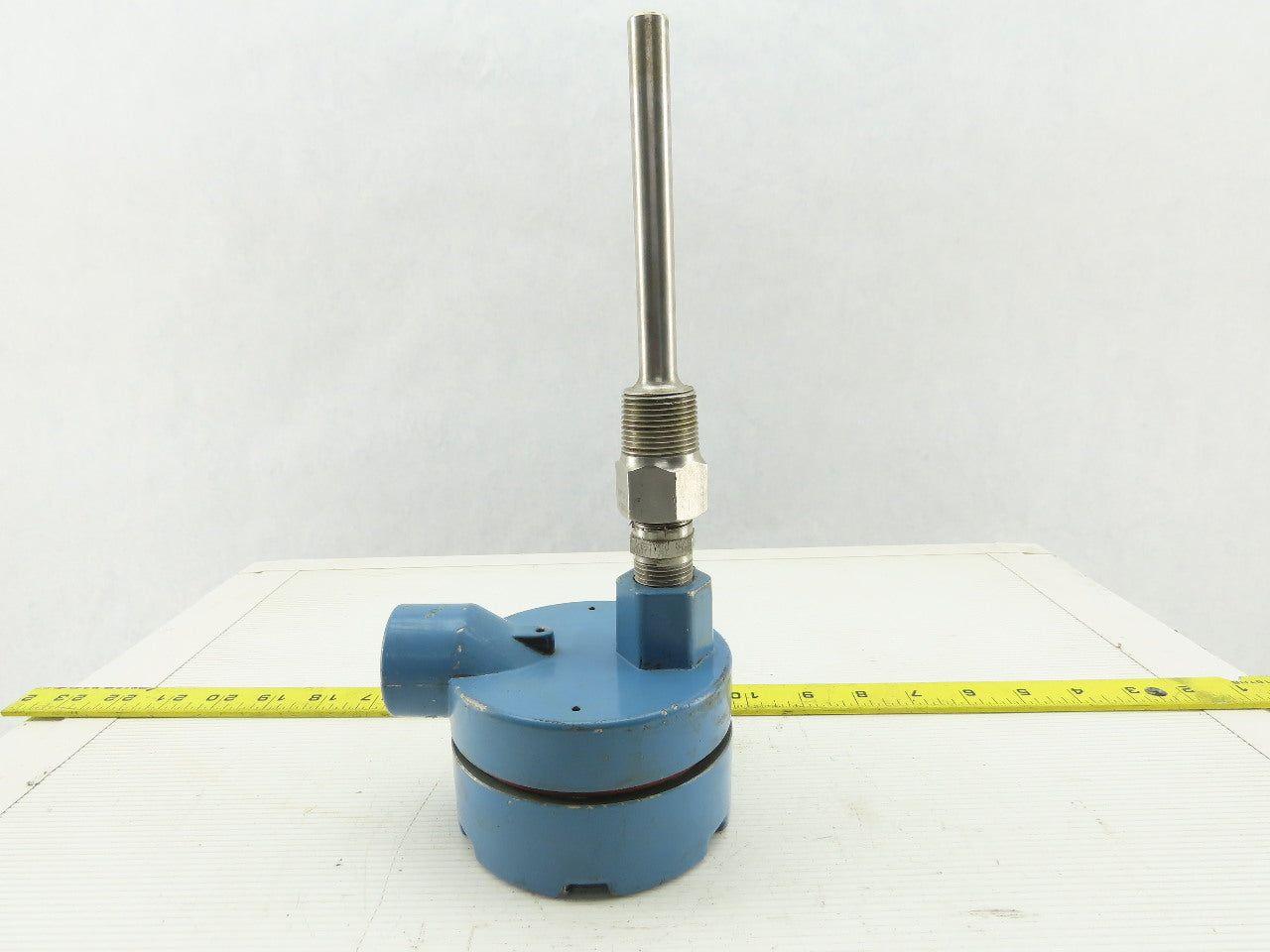 Rosemount Model 244RC-011NA Temperature Transmitter /Transducer 0-300°C 3/4" NPT