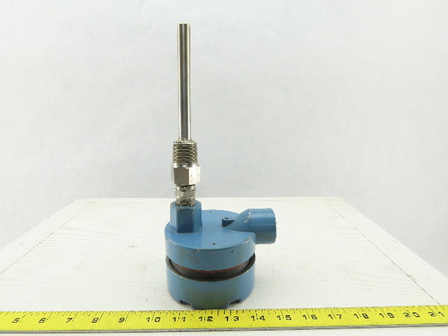 Rosemount Model 244RC-011NA Temperature Transmitter /Transducer 0-300°C 3/4" NPT