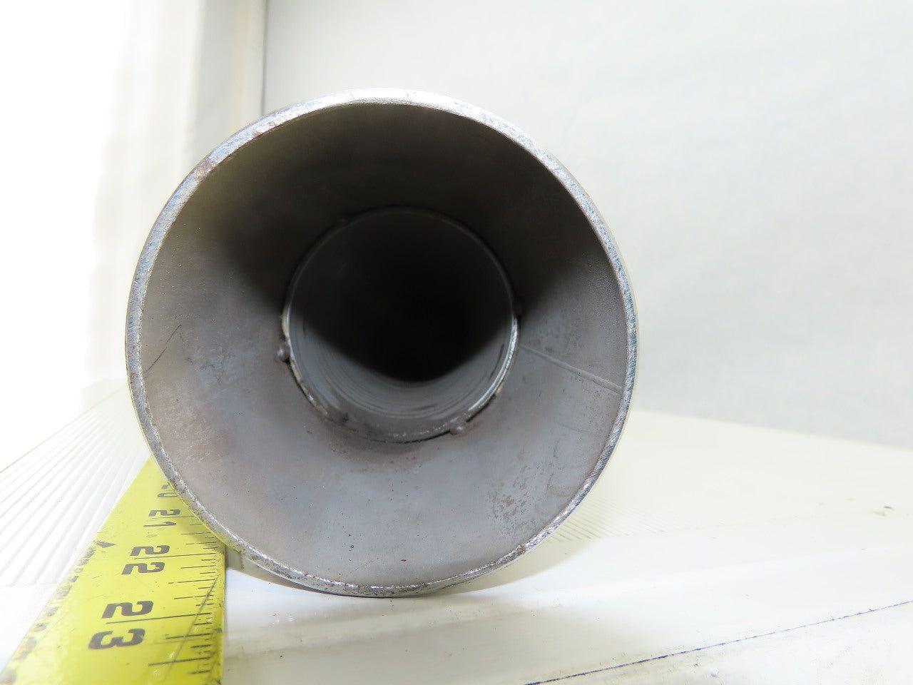 Hose Master 3-1/2" OD x 37-3/4" Stripwound Stainless Steel Flexible Hose