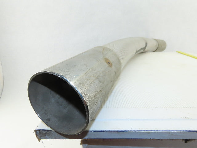 Hose Master 3-1/2" OD x 37-3/4" Stripwound Stainless Steel Flexible Hose