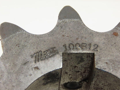 Martin 100B12 12 Tooth Single Roller Chain Sprocket 2-7/16" Keyed Bore