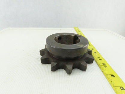 Martin 100B12 12 Tooth Single Roller Chain Sprocket 2-7/16" Keyed Bore