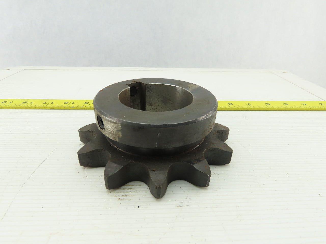 Martin 100B12 12 Tooth Single Roller Chain Sprocket 2-7/16" Keyed Bore