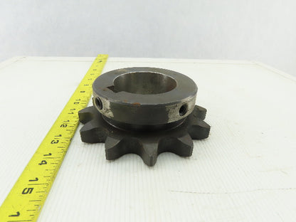 Martin 100B12 12 Tooth Single Roller Chain Sprocket 2-7/16" Keyed Bore