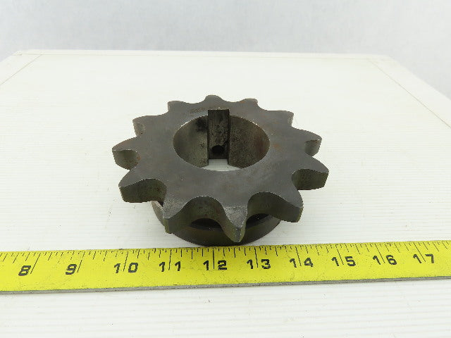 Martin 100B12 12 Tooth Single Roller Chain Sprocket 2-7/16" Keyed Bore