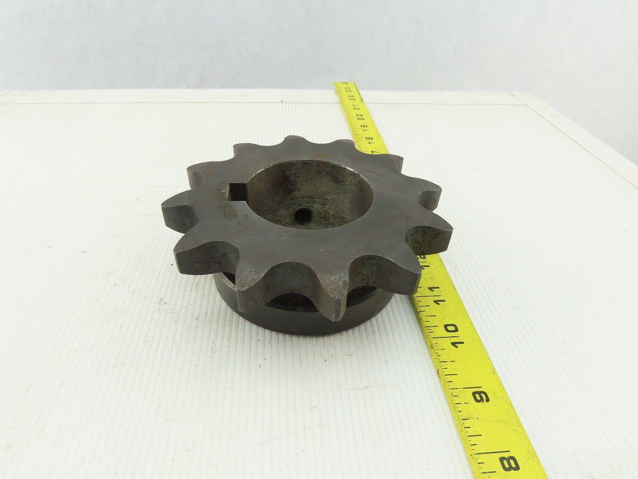 Martin 100B12 12 Tooth Single Roller Chain Sprocket 2-7/16" Keyed Bore
