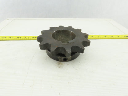 Martin 100B12 12 Tooth Single Roller Chain Sprocket 2-7/16" Keyed Bore